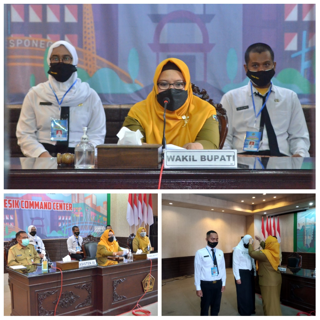 PEMBUKAAN PELATIHAN DASAR CPNS GOLONGAN III GELOMBANG III PEMKAB GRESIK ta 2021