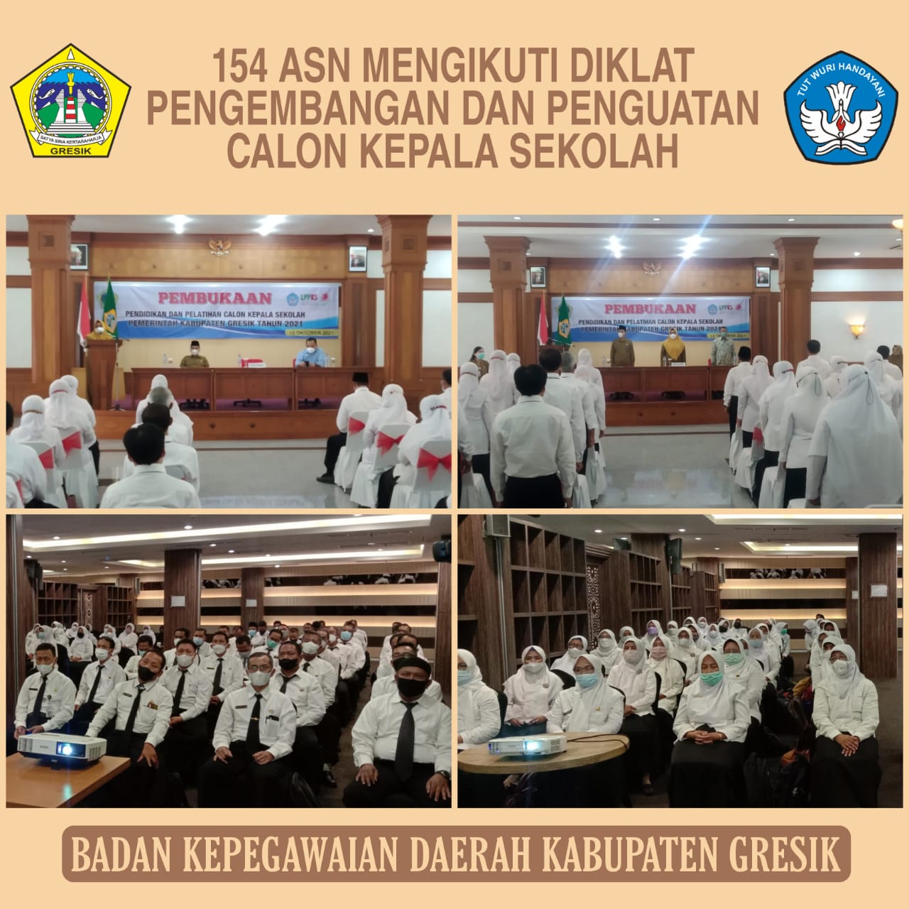 154 ASN MENGIKUTI DIKLAT PENGEMBANGAN DAN PENGUATAN CALON KEPALA SEKOLAH