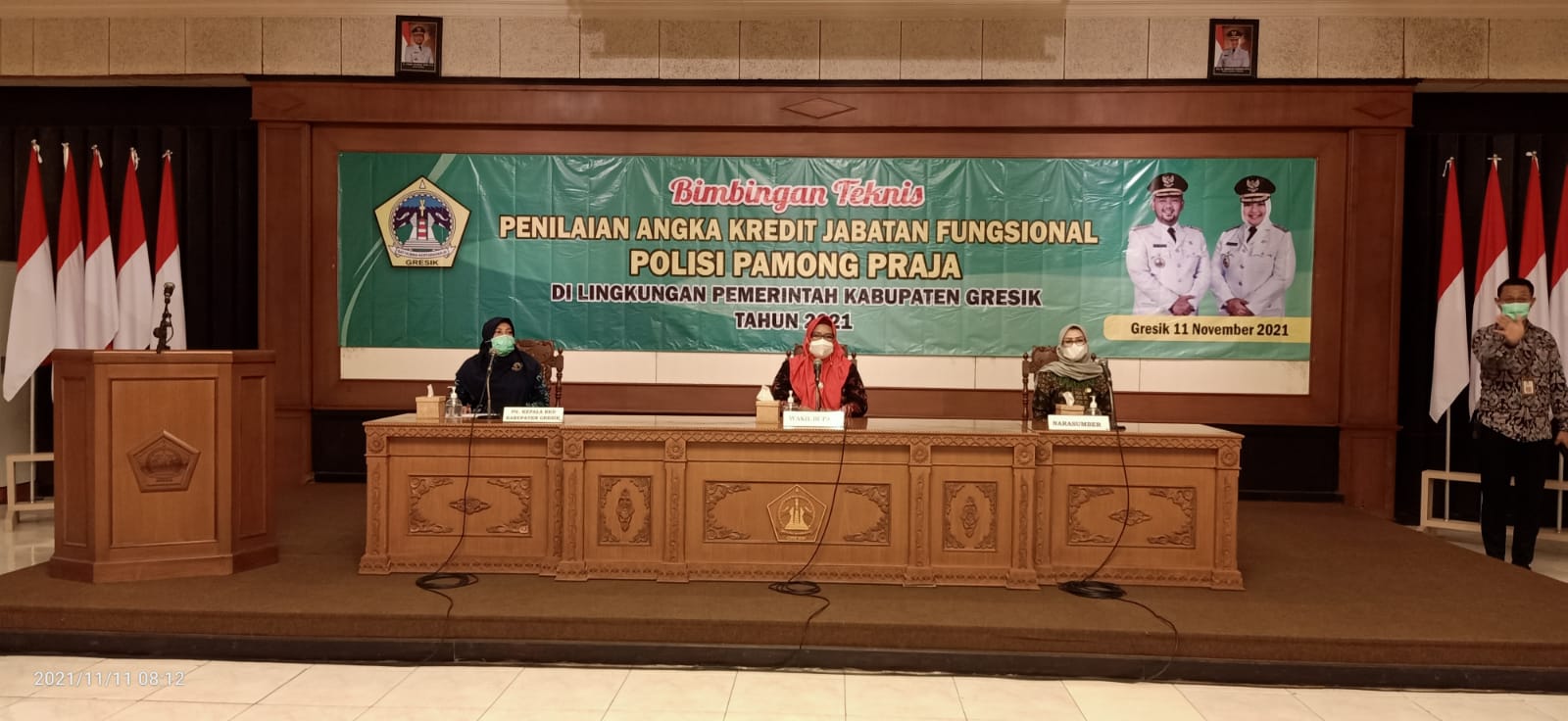 BIMBINGAN TEKNIS PENILAIAN ANGKA KREDIT JABATAN FUNGSIONAL POLISI PAMONG PRAJA DI LINGKUNGAN PEMERINTAHAN KABUPATEN GRESIK