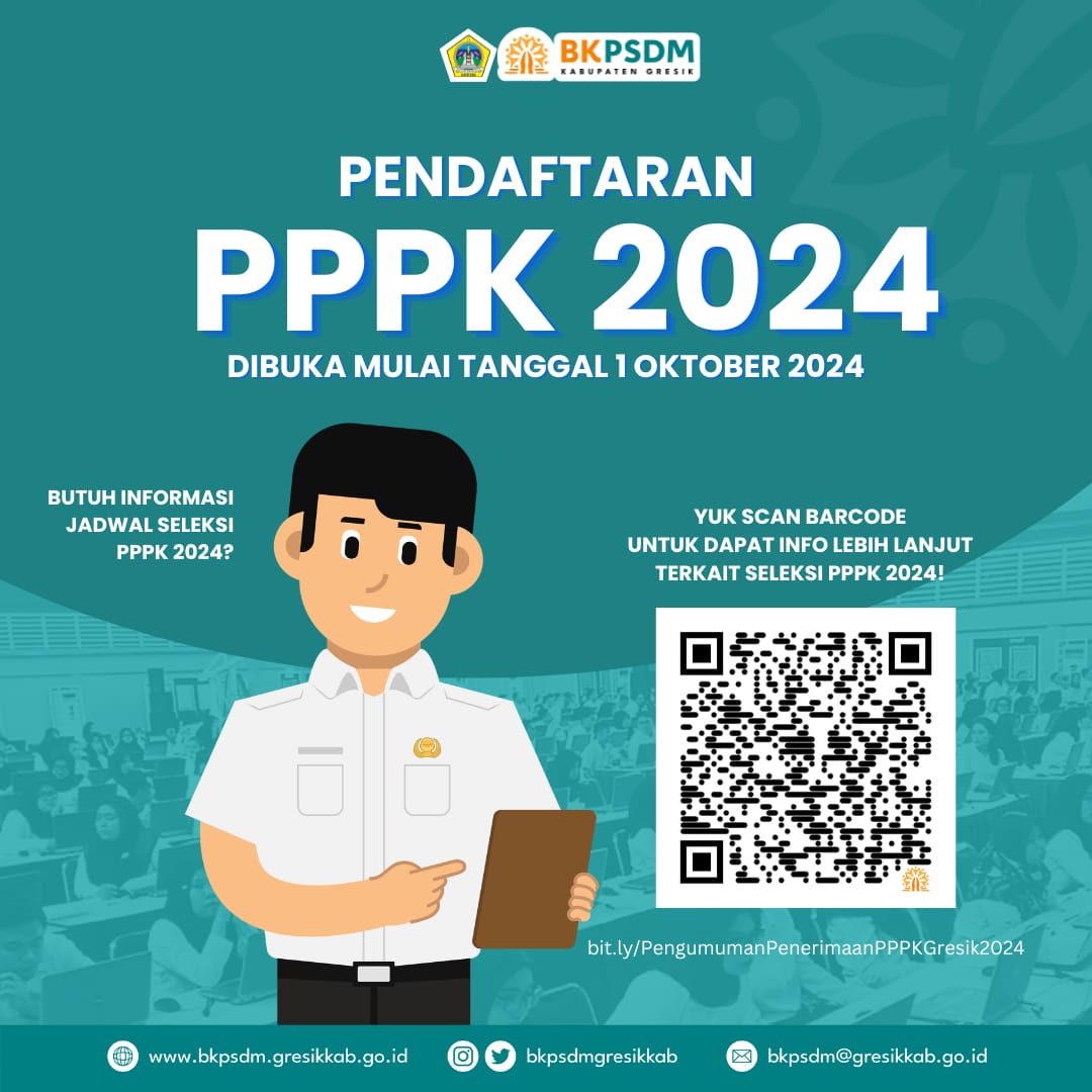 Penerimaan Pegawai Pemerintah dengan Perjanjian Kinerja (PPPK) di Lingkungan Pemerintah Kabupaten Gresik Tahun Anggaran 2024
